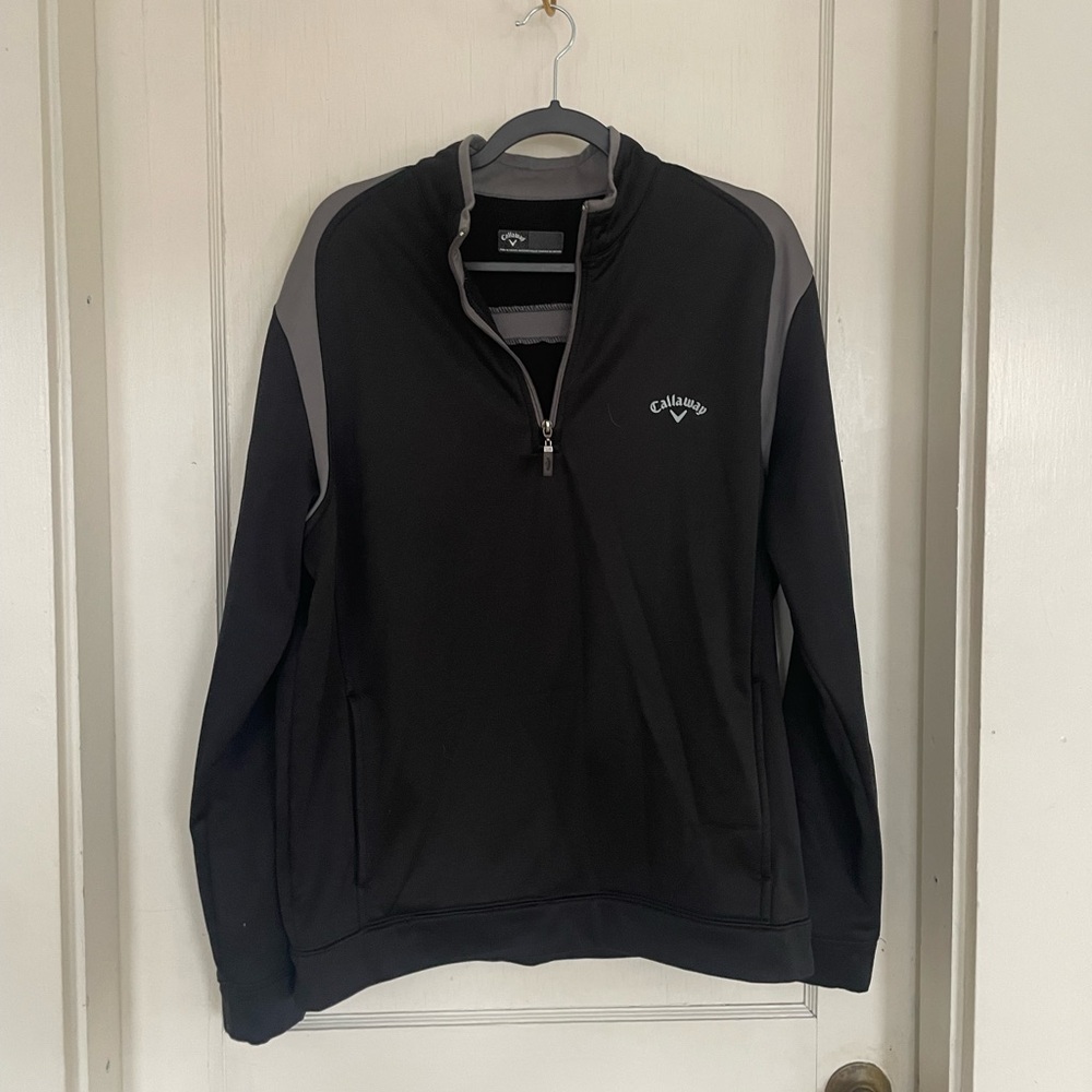 Callaway Men's Black and Gray Lightweight Jacket